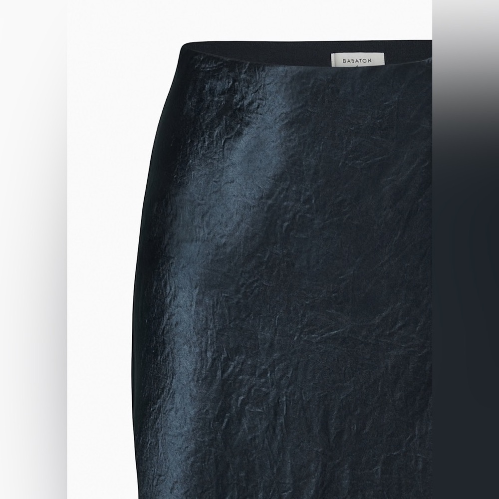Aritzia Babaton Slip Satin Midi Skirt